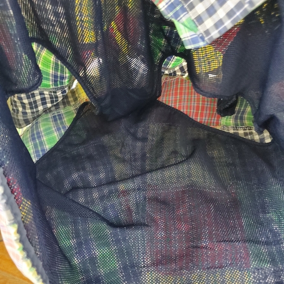 Vintage Ralph Lauren Polo Sport Patchwork Swim Shorts Trunks Mens Sz L Vtg - Picture 8 of 11